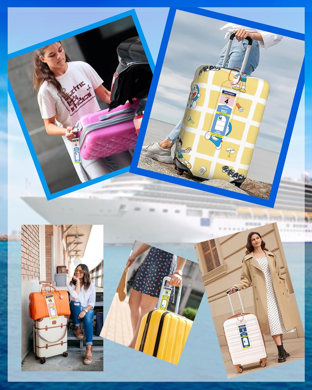 5 Pack Cruise Luggage Tags Holder for Royal Caribbean & Celebrity - Image 7