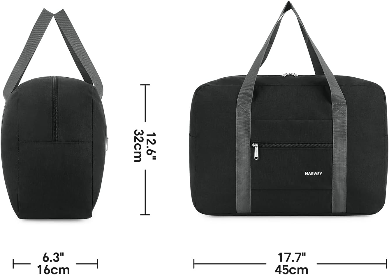 For Spirit Airlines Personal Item Bag 18x14x8 Foldable Travel Duffel Bag Tote Carry on Luggage Duffle Overnight for Women and Men - Image 7