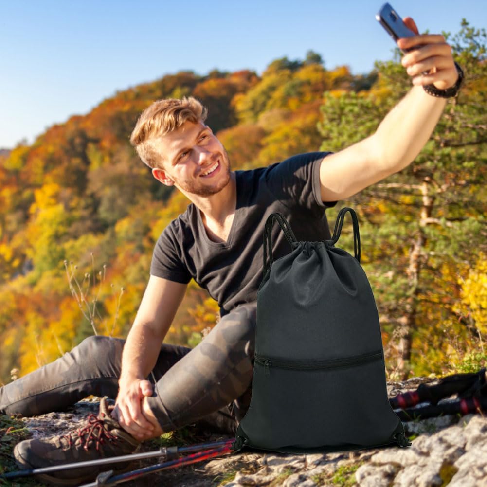 HOLYLUCK Drawstring Backpack Bag Sport Gym Sackpack - Image 6