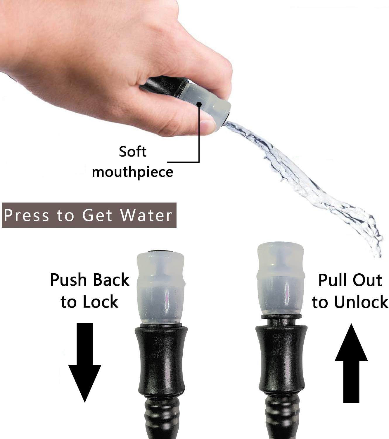 Hydration Bladder 2L-3L,Leak Proof Water Reservoir,BPA Free,Wide Opening, Military Water Bladder Combined with Hydration Backpacks for Biking Hiking Running Camping Climbing. - Image 6