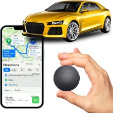 Mini GPS Tracker for Vehicles - Magnetic Real-Time GPS Tracker, No Monthly Fee, Full USA Coverage, Hidden Car Locator Tracking Device for Vehicles, Kids, Elderly, and Assets,Discreet Security Solution