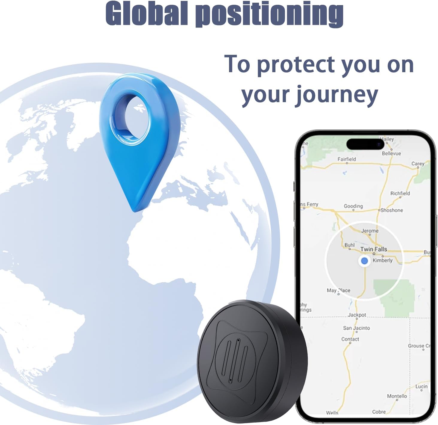Mini GPS Tracker for Vehicles - Magnetic Real-Time GPS Tracker, No Monthly Fee, Full USA Coverage, Hidden Car Locator Tracking Device for Vehicles, Kids, Elderly, and Assets,Discreet Security Solution - Image 3